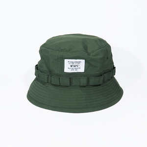 WTAPS ダブルタップス 23AW JUNGLE 01/HAT/NYLON.RIPSTOP ジャングル 01 ハット ナイロン リップッストップ オリーブドラブ Sepk