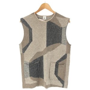 6(ROKU) BEAUTY&YOUTH UNITED ARROWS ロク ビューティアンドユース ユナイテッドアローズ 21SS DRAWING KNIT VEST ニットベスト