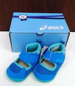 未使用品 タグ付き ASICS アシックス キッズ スニーカー シューズ 11.5cm プロセスブルー キッズ用 子供用 靴 箱付き