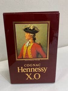 1円スタート　 Hennessy ヘネシー ブランデー XO 金キャップ 古酒 COGNAC コニャック　未開栓　蒸発なし　美品　