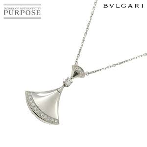 ブルガリ BVLGARI ディーヴァ ドリーム ダイヤ ネックレス 42cm K18 WG ホワイトゴールド 750 Diva Dream Necklace 90245983