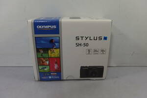 ◆未使用 OLYPUS(オリンパス) 光学24倍(超解像48倍) デジタルカメラ STYLUS SH-50 シルバー 高速AF/OM-D同方式駆動機構/フルHD動画