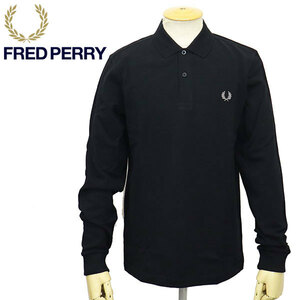 FRED PERRY (フレッドペリー) M6006 The Fred Perry Shirt 長袖 ポロシャツ FP515 906BLACK S