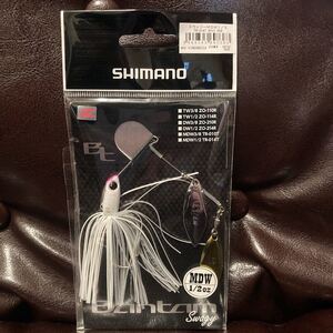 MDW1/2オンス バンタム スウェジー 新品 ホワイト シマノ バス BASS スピナーベイト SHIMANO