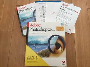 Adobe Photoshop 7.0 Mac対応アップグレード版 @マニュアルと元箱@ シリアルナンバー付き