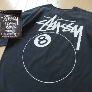 ★即決送込★レアOZ黒タグ L位 80s STUSSY ist old oldstussy オールド ステューシー l s m xl 90s T shirt Tee 8ボール 半袖 Tシャツ 黒