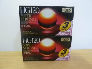 TDK HG120 SUPER STRONG ビデオカセットテープ ３PACK×２