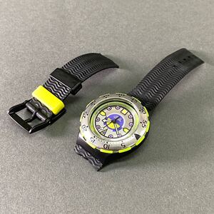 ☆a12 【稼動品】 swatch ヴィンテージ スウォッチ SCUBA 200 1993 Bombola NEUWARE ボンボラ 腕時計 ファッション小物