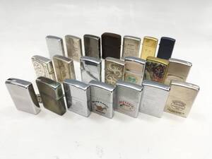 C2411-21　ZIPPO/ジッポー　オイルライター　＃200/スリム/ロスプループ/Natural Sound/Hawaii/ペアハート他　21点まとめ【中古品】