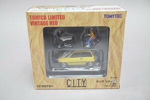 TOMICA トミカリミテッドヴィンテージネオ TLV 1/64 ホンダ シティR モトコンポ付 81年式 黄 LV-N272b