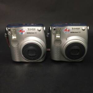 ER0927-15-3 現状品 2点セット FUJIFILM 富士フィルム インスタントカメラ instax mini 10 チェキ シルバー 60サイズ