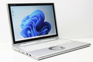 1円スタート ノートパソコン Windows11 2in1PC 第7世代 Core i5 Panasonic レッツノート CF-XZ6 SSD256GB メモリ8GB タッチ タブレットPC