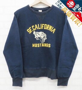 8T8515/THE FLAT HEAD SF.CALIFORNIA MUSTANGS スウェット フラットヘッド