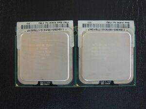 Intel LGA771 Quad Core Xeon E5345 SLAEJ 2.33GHz/8M/1333 COSTA RICA 2個セット Dual動作画面有 定形外発送￥240可 