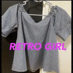 RETRO GIRL シャツ　ブラウス