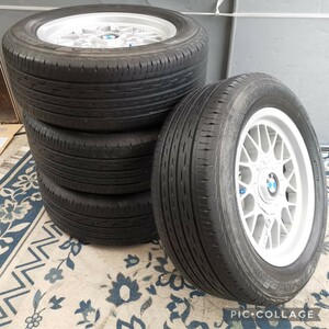 希少 BBS製】BMW E39 5シリーズ 純正 16in 7J +20 PCD120タイヤ付き4本セットブリジストン レグノ REGNO GR XT　225/55R16 95V　E38 E34 E3