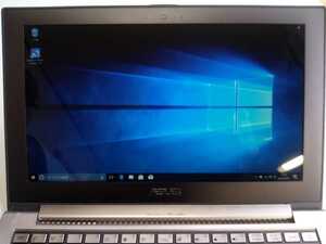 ★ASUS ZENBOOK UX21E Core i7 2677M 1.8GHz 4G SSD128GB Webカメラ　Win10 中古！