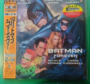 LD バットマン・フォーエバー BATMAN FOREVER パルキルマー LD2枚組 洋画 映画 レーザーディスク