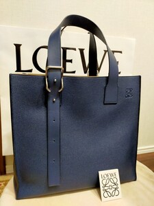 LOEWE　ロエベ　バックル　レザー　トートバッグ 　ユニセックス　期間限定お値下げ