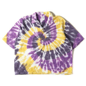 south2 west8 サウスツー ウエストエイト シャツ サイズ:M 24SS タイダイ コットンパイル カバナシャツ Cabana Shirt Cotton Pile Tie Dye