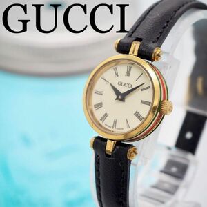 493 GUCCI グッチ時計　レディース腕時計　シェリーライン　新品ベルト