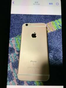  iPhone6S 32GB ローズゴールド　simロック有　ジャンク