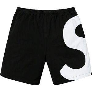 新品　Supreme S Logo Short BLACK 半ズボン　ハーフパンツ　M レア　希少