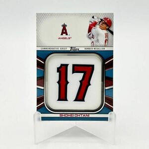 1円〜　希少 大谷翔平 2022 Topps シリーズ1 ジャージーナンバーメダリオンカード トレカ トレーディングカード MLB ドジャース MVP 記念 2