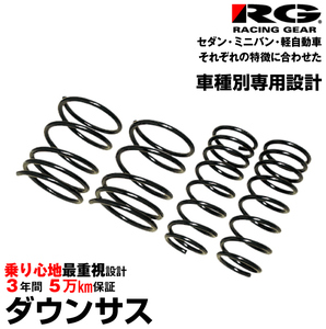 RG レーシングギア ダウンサス/ トヨタ ヴォクシー,ノア/ AZR60G/ 2WD. 後期 TEMS共通/ 2004年8月～2007年6月/【ST034A】