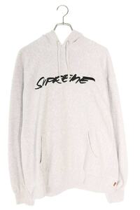 シュプリーム パーカー 24SS Futura Logo Hooded Sweatshirt サイズ:L フューチュラロゴパーカー 中古 SB01