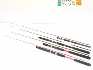 アマノ釣具 MEGA ZEALOT レッドバロン 40-170・ベイショット アマダイ 195・プロックス ワンダーショット 30‐180 等 計4本