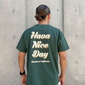 Standard California/スタンダードカリフォルニア SD US Cotton H. N. D. Logo T - Official Store Limited Green XL