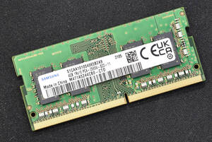 (送料込) 4GB PC4-21300 DDR4-2666 SODIMM 260pin DDR4 (SAMSUNG 1Rx16 PC4-2666V-SC0-11) (動作確認済 memtest86+) (管:SB0550