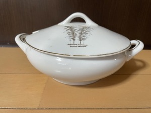 124　深川製磁 　有田焼　竹林　シチュー&カレーポット　和食器