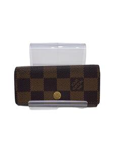 LOUIS VUITTON◆ミュルティクレ4_ダミエ・エベヌ_BRW/-/BRW/レディース