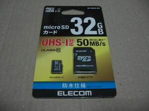 エレコム ELECOM microSDカード 32GB MF-BMSD-032 Class10 UHS-I対応