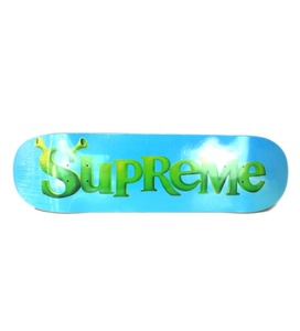 シュプリーム Supreme × シュレック Shrek ■ 21AW 【 Shrek Skateboard Clouds 】 シュレック ロゴ スケートボード デッキ　h0863