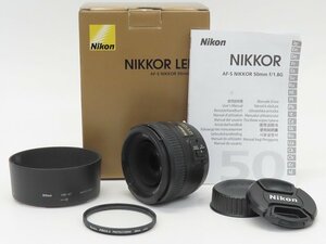 ●○【元箱付】Nikon AF-S NIKKOR 50mm F1.8G カメラレンズ 標準 単焦点 Fマウント ニコン○●028010004m○●