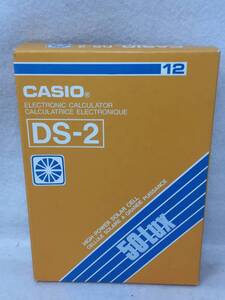 MY-527 希少 未使用 デッドストック 電卓 CASIO/カシオ DS-2 動作品 大型/ソーラー/計算機 レトロ ビンテージ機器 当時物