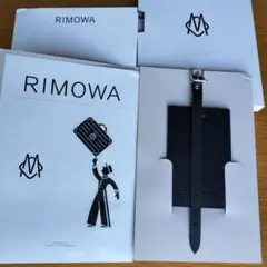 未使用★RIMOWA★レザーネームタグ＆ベルト＆ステッカー