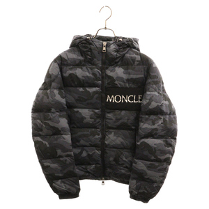 MONCLER モンクレール AITON GIUBBOTTO アイトンダウンジャケット カモ柄 ネイビー アウター D20914188405 549X4