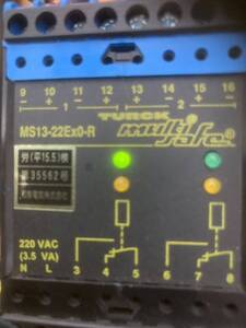 通電確認済　TURCK MS13-22EX0-R