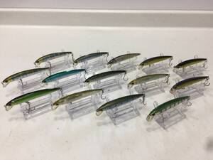 LUCKY CRAFT　ラッキークラフト　FLASH MINNOW　フラッシュミノー　14点セット　　　KJ1T12　　　　ZT