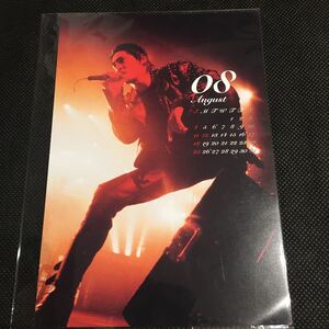 新品 未開封 氷室京介 PJB PERSONAL JESUS BAR カレンダー 8月