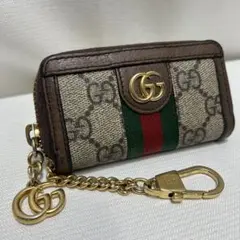 GUCCI グッチ　キーケース　オフディア　シェリーライン　ゴールド金具