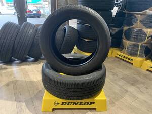 【2303151】【2本】BRIDGESTONE ECOPIa H/L 422 PLUS 18インチ 235/55R18 2018年 5.5mm ハリアー スカイライン レクサス NX 等