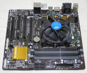 Gigabyte GA-H97M-D3H　Intel Corei5-4460 3.4GHz 　マザーとCPUのセット