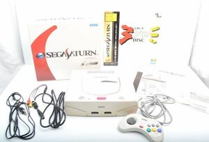 A543Z01R　SEGA★セガ★セガサターン★ゲーム機★本体★ソフト★お楽しみ3シロ！DISC★非売品★箱付き