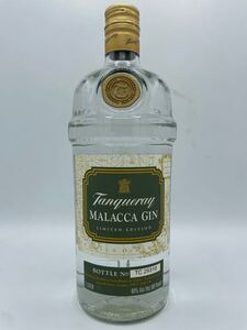 【未開栓】 タンカレー マラッカ ジン リミテッドエディション 旧ボトル 1000ml 40% ボトルナンバー TANQUERAY MALACCA GIN ロンドン ●444