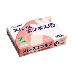 【数量限定】（まとめ） 旭創業スムーズエンボス（バイオマス） M 内エンボス ナチュラル 1箱（100枚） 【×5セット】